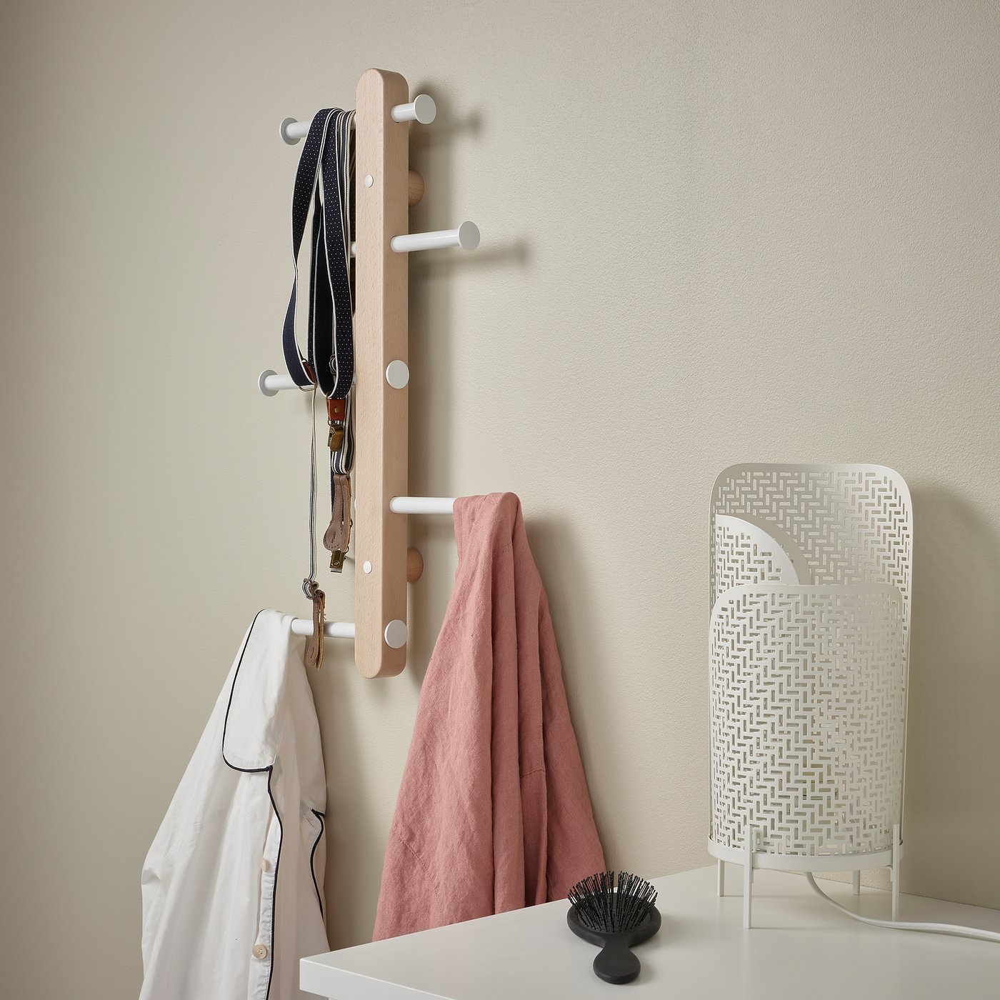 PLOGA vertical hook rack, 60 cm (23 ½