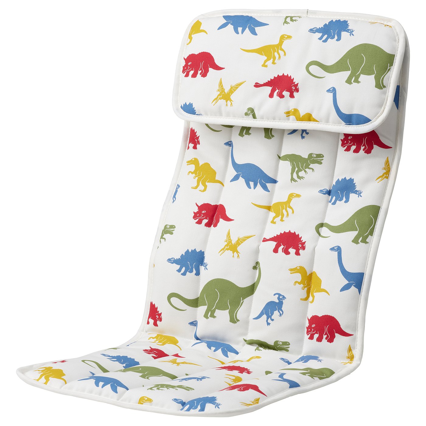 POÄNG children's armchair cushion, Medskog/dinosaur pattern IKEA