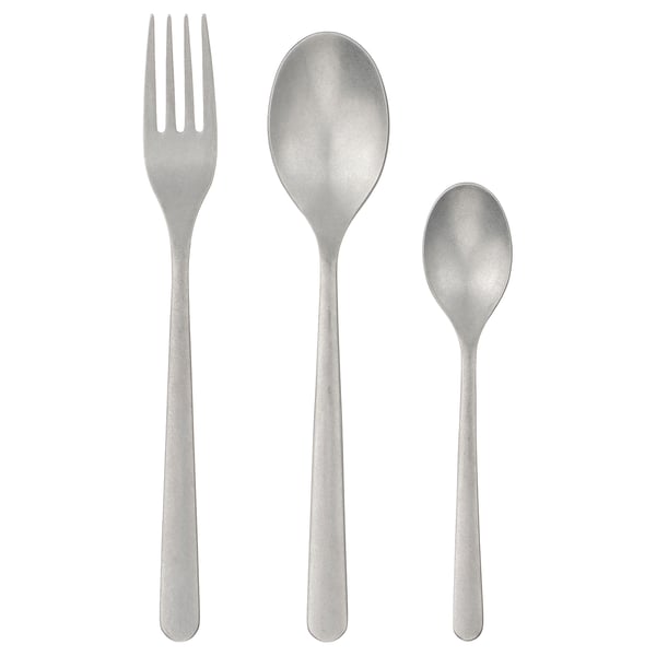 PRAKTBOTIA 12-piece cutlery set, stainless steel