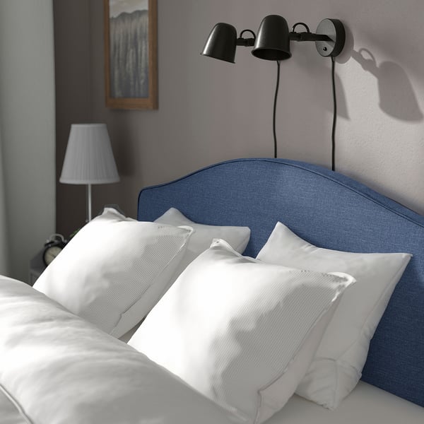 RAMNEFJÄLL Upholstered bed frame