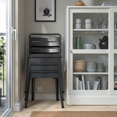 RAMSNÄS Chair, anthracite/Vissle dark gray