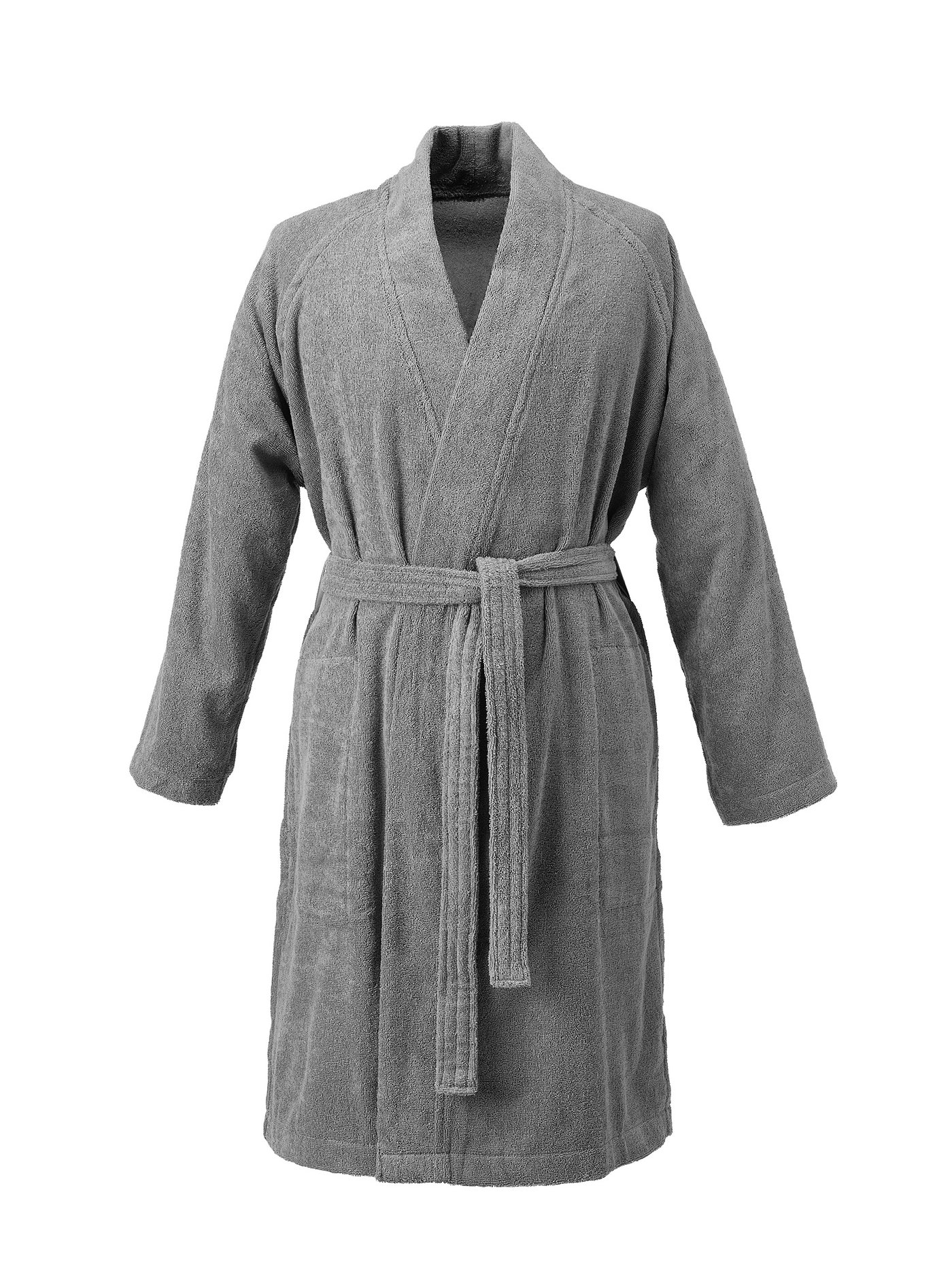 ROCKÅN Bathrobe, gray, L/XL IKEA
