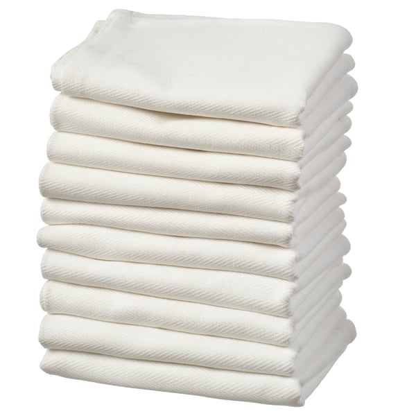 RÖDSPÄTTA Dish towel, white, 45x60 cm