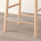 RÖNNINGE Bar stool, counter height/birch, 63 cm