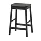 RÖNNINGE Bar stool, counter height/black, 63 cm