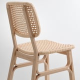 RÖNNINGE / VOXLÖV Table and 4 chairs, birch/light bamboo, 118/173 cm
