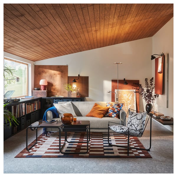 SALTMYRAN Loveseat, Öreryd gray-beige