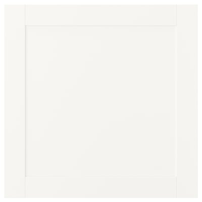 SANNIDAL Door, white, 60x60 cm