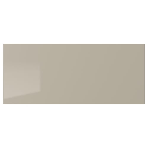 SELSVIKEN beige drawer unit, sleek & modern, smooth glossy finish, rectangular, easy to clean, perfect storage solution.