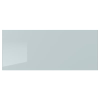 SELSVIKEN Drawer front, high gloss light gray-blue, 60x26 cm