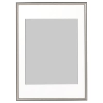 SILVERHÖJDEN Frame, silver color, 50x70 cm