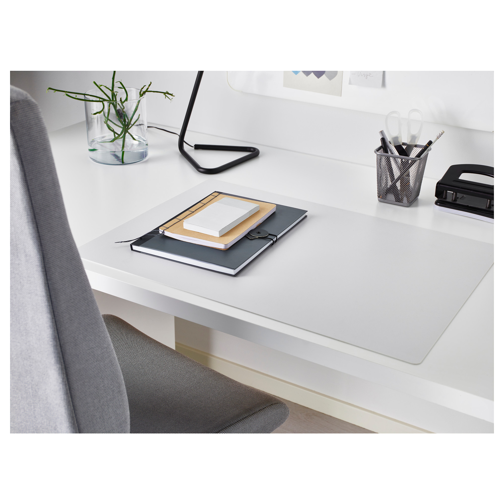 SKRUTT Desk pad, white, 65x45 cm