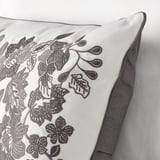 SKUGGNÄVA Cushion, white/gray, 40x58 cm