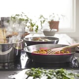 SLÄTROCKA Cookware set with detachable handle, stainless steel