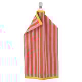 SLÅNHÖSTMAL Hand towel, orange/pink stripe, 40x70 cm