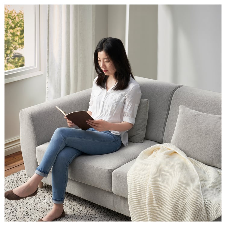 SLATORP sofa, Tallmyra white/black IKEA