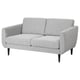 SMEDSTORP Loveseat, Viarp beige/brown/black