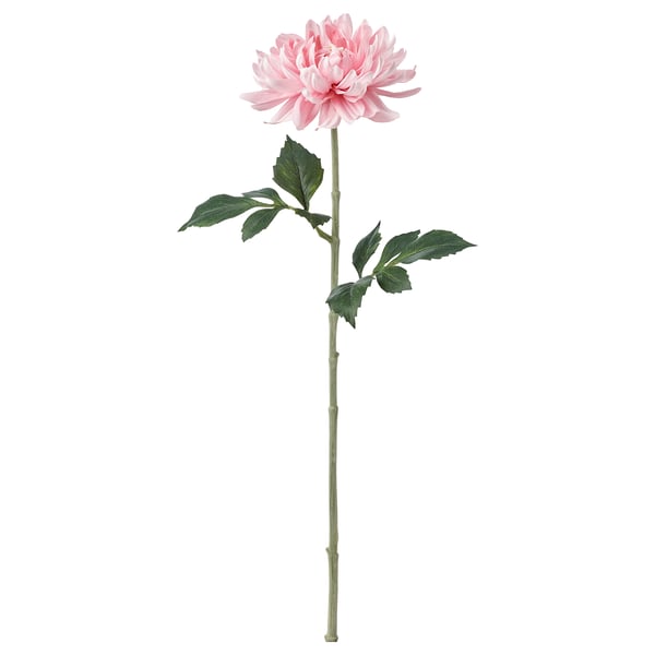 SMYCKA Artificial flower, Dahlia/light pink, 75 cm