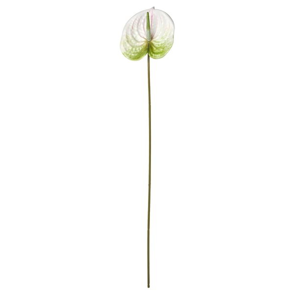 SMYCKA Artificial flower, indoor/outdoor Flamingo plant/white, 66 cm