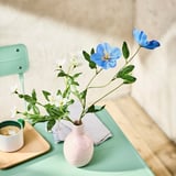 SMYCKA Artificial flower, indoor/outdoor Poppy/blue, 57 cm