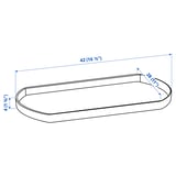 SNURRAD Lazy susan, clear