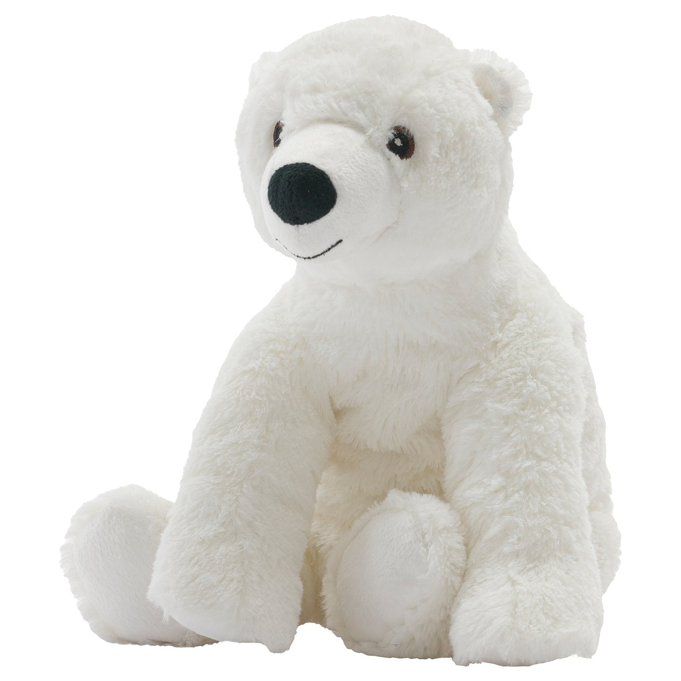SNUTTIG soft toy, white polar bear, 29 cm (11 ½") IKEA