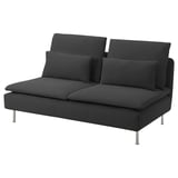 SÖDERHAMN Compact sofa section, Fridtuna dark gray