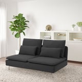 SÖDERHAMN Compact sofa section, Fridtuna dark gray