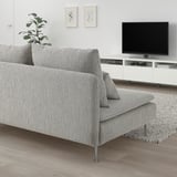 SÖDERHAMN Compact sofa section, Viarp beige/brown