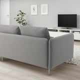 SÖDERHAMN Compact sofa with open end, Tonerud gray
