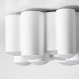 SÖDERSVIK LED ceiling lamp, white/glossy, 21 cm