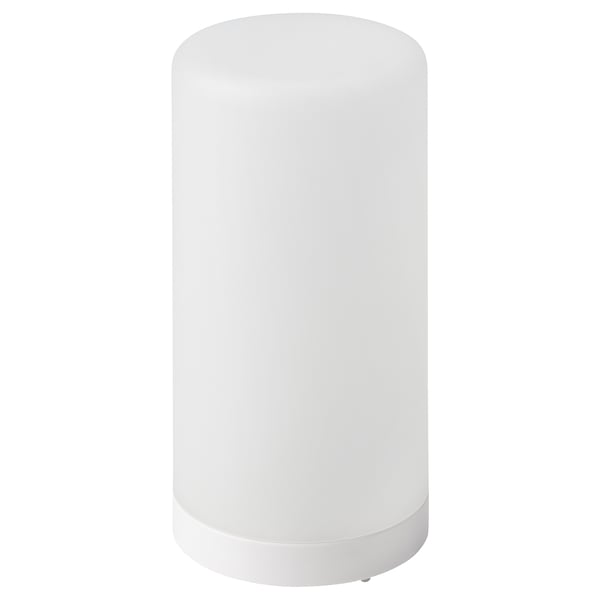 SOLVINDEN LED decorative light, table, outdoor/battery operated white, 15 cm