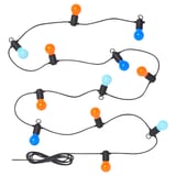 SOLVINDEN LED string light with 12 lights, indoor/multicolor