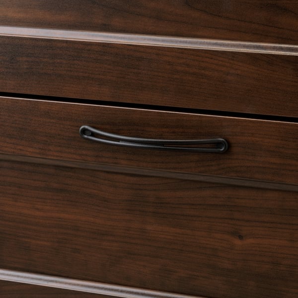 SONGESAND 4-drawer dresser, brown, 82x104 cm