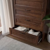 SONGESAND 6-drawer dresser, brown, 82x126 cm