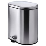 STABBEN Step trash can, stainless steel, 20 l
