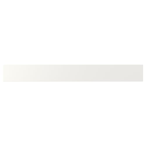 STENSUND white cabinet fronts. Rectangle, grooved panels, lacquered fiberboard.
