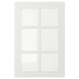 STENSUND Glass door, white, 40x60 cm