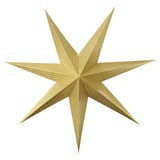 STRÅLA Lamp shade, brass color/stripe, 90 cm