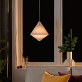 STRÅLA Lamp shade, diamond-shaped white, 32 cm