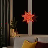 STRÅLA Lamp shade, pink/green, 48 cm