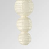 STRÅLA LED decorative pendant lamp, ball battery operated/white