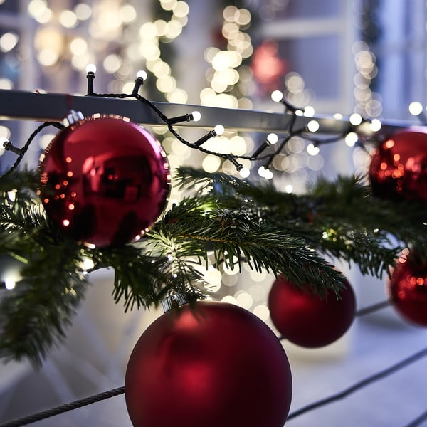 STRÅLA LED lighting chain, indoor/ball, 13 m