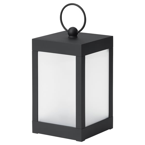 STRÅLA LED table decoration, star/battery operated, 16 cm