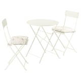 SUNDSÖ Table and 2 folding chairs