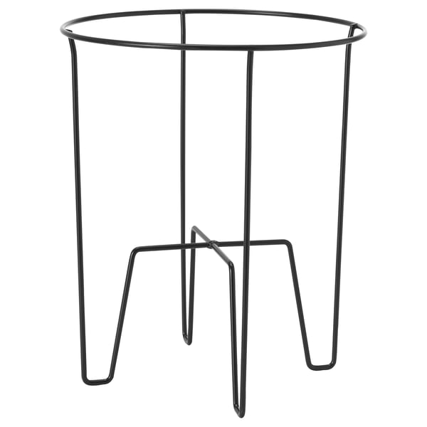 SVARTPEPPAR Plant stand, indoor/outdoor black, 32 cm