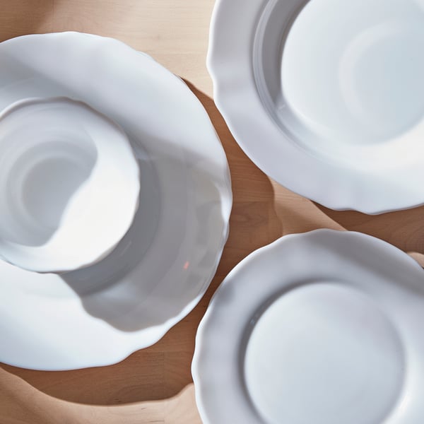 SVENSKMÅLLA Bowl, white, 12 cm