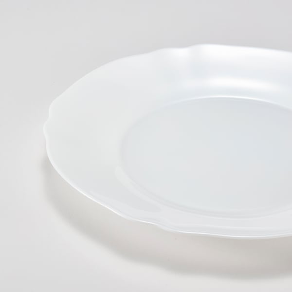 SVENSKMÅLLA Plate, white, 24 cm