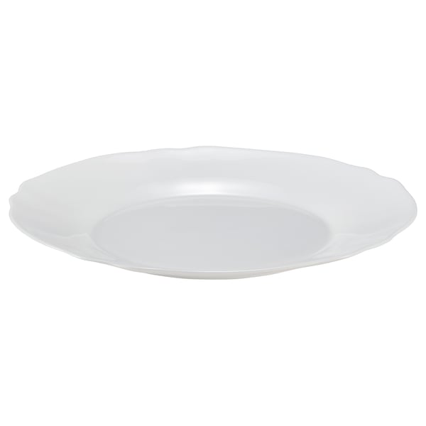 SVENSKMÅLLA Plate, white, 24 cm