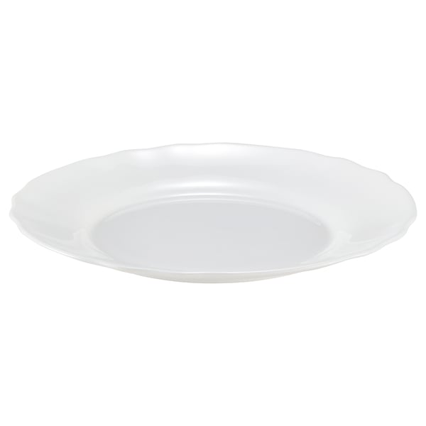 SVENSKMÅLLA Side plate, white, 19 cm